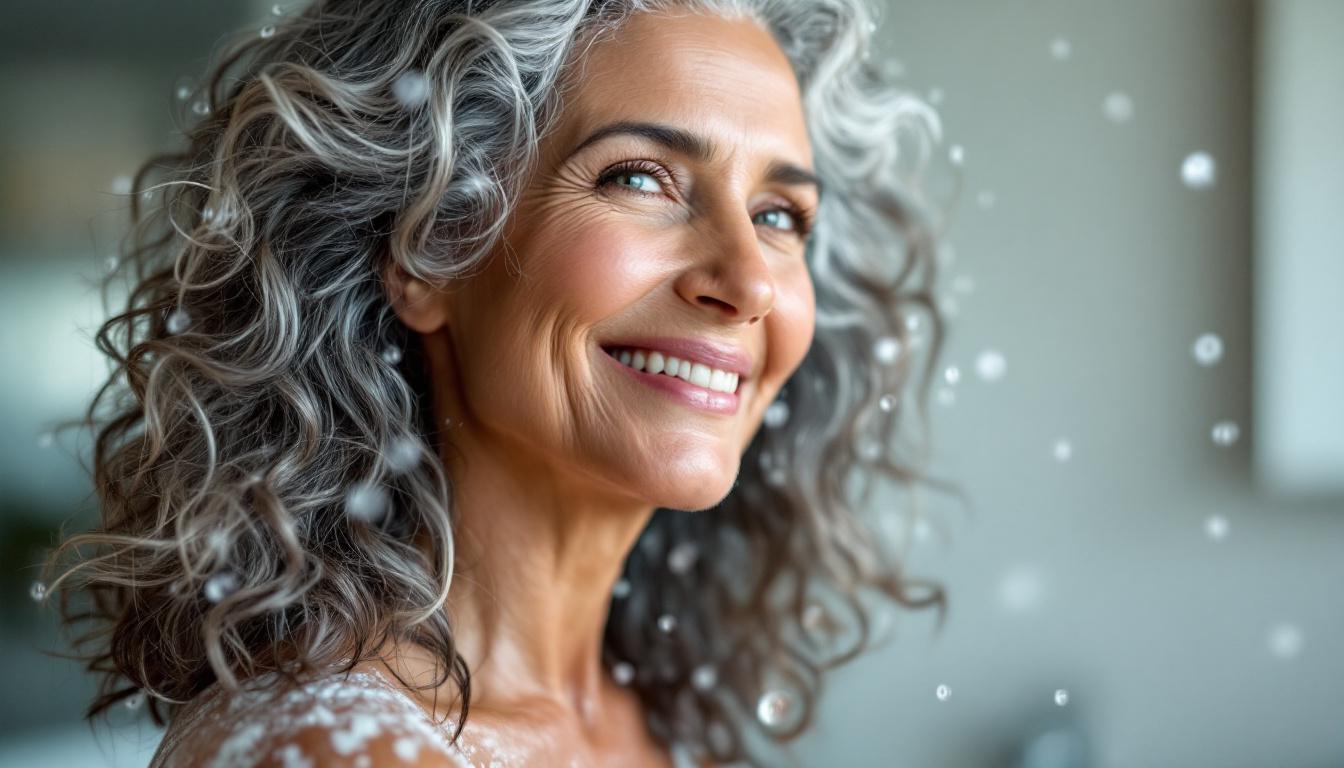 De ‘juiste’ manier om uw haar te wassen na uw 50e: Meer volume en minder haarbreuk.