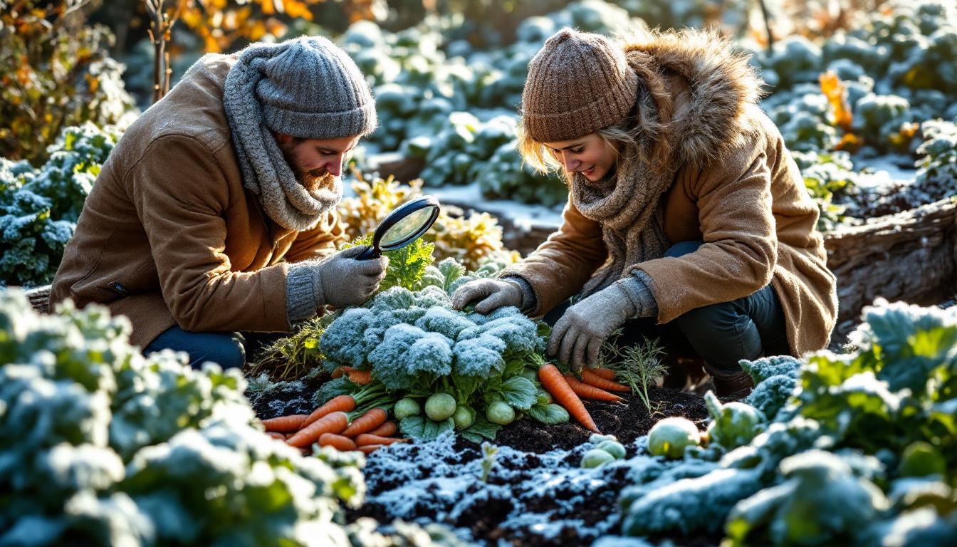 De vorstbestendigheid test: Hoe moestuiniers direct weten welke groenten veilig zijn.