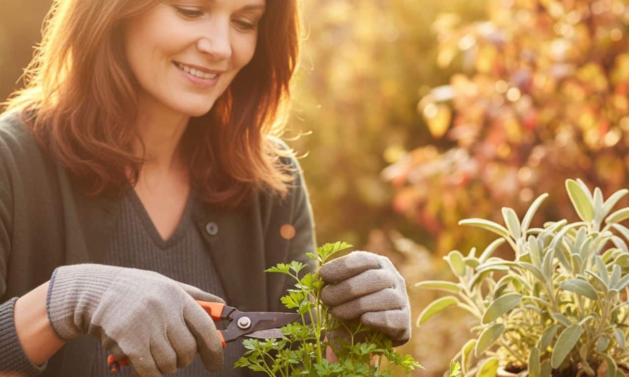 Deze simpele gewoonte met je peterselie en salie verdubbelt de oogst volgend voorjaar.