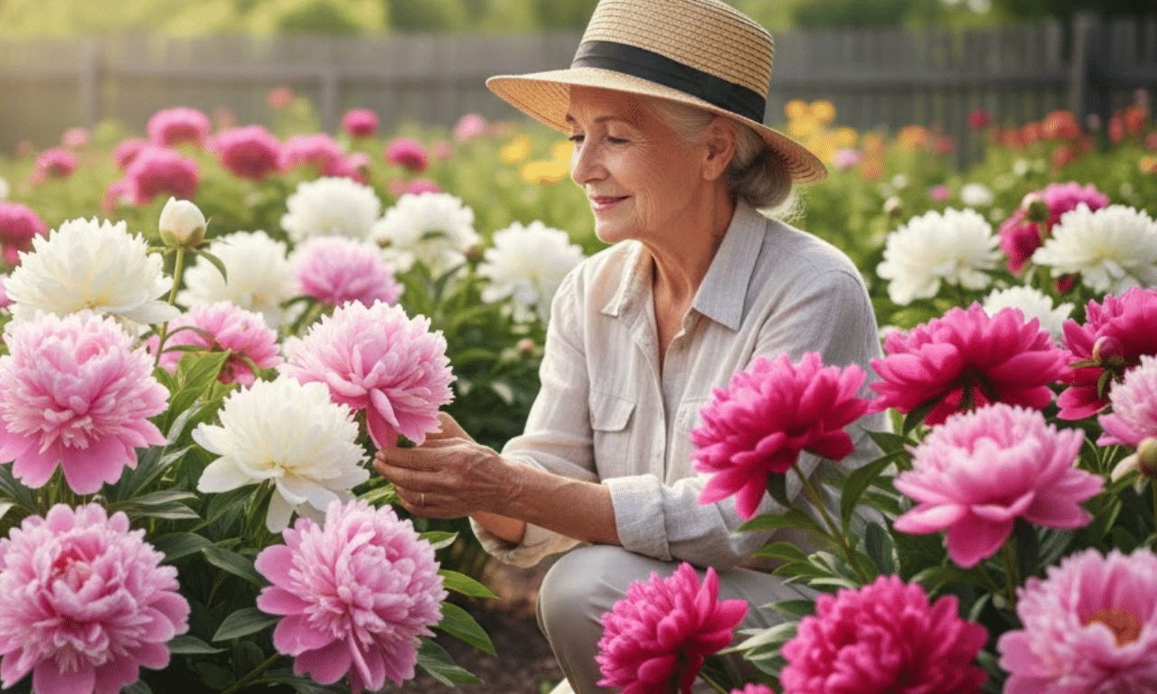 Oma’s geheime truc voor pioenen met drie keer zoveel bloemen in de lente