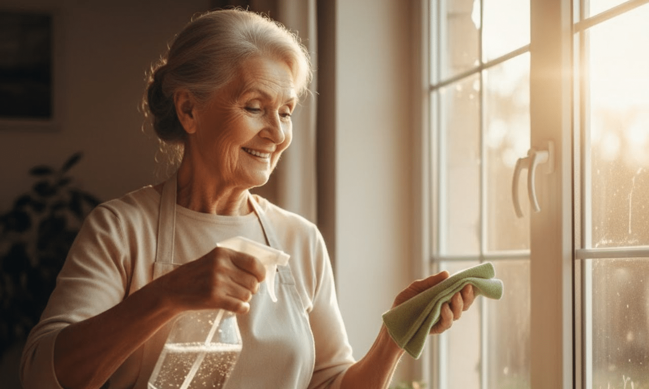 Oma’s geheime truc voor ramen die wekenlang streeploos blijven