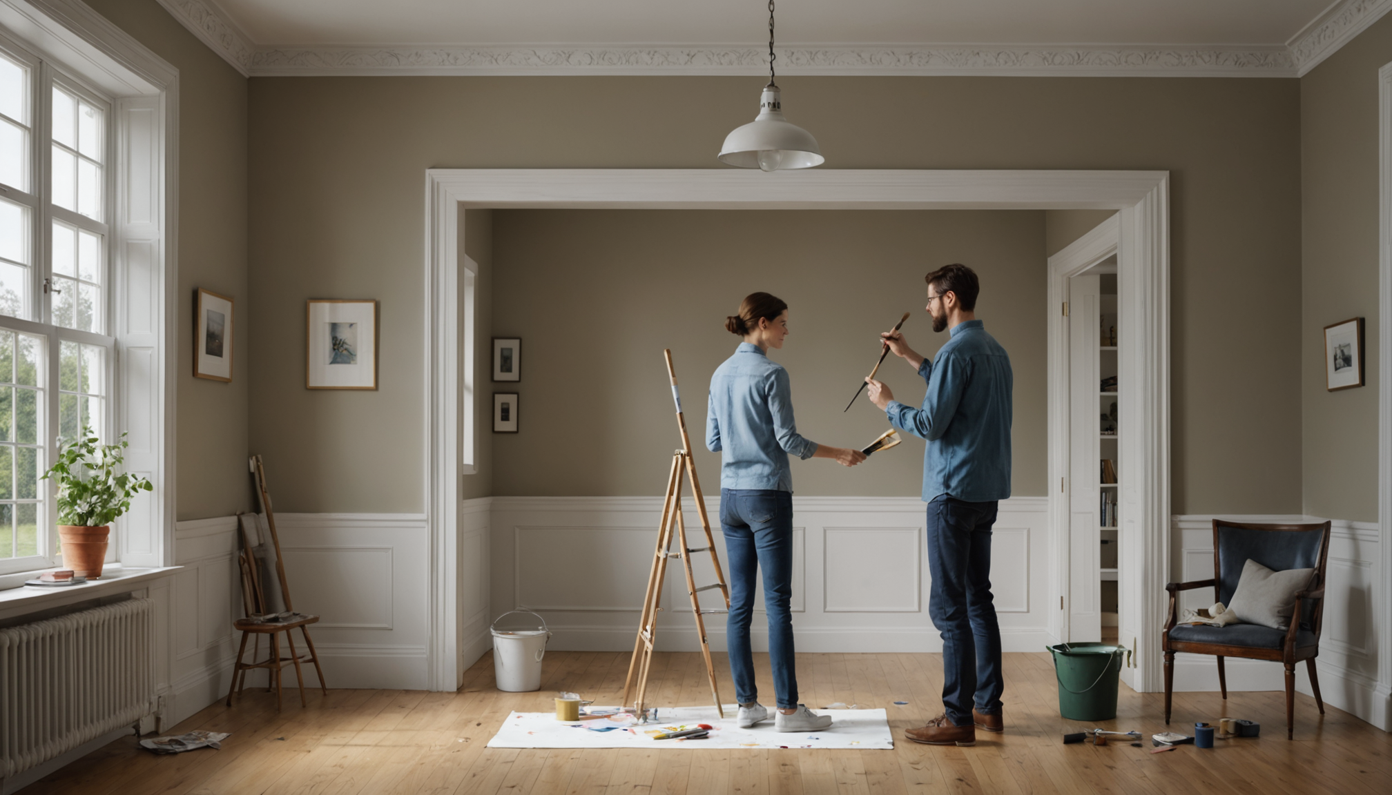 De onfeilbare schildertip voor strakke randen: Zo schildert u zonder morsen of vlekken.