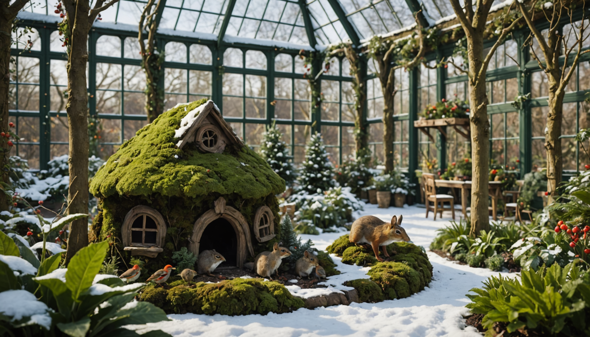 ontdek hoe dit kleine, absurde object in een wintertuin een verrassend krachtig overlevingsgebaar is voor de lokale fauna en hun leefomgeving beschermt.